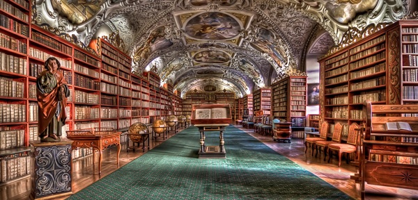 复古图书馆