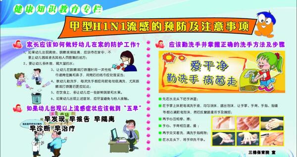 甲型H1N1宣傳欄圖片