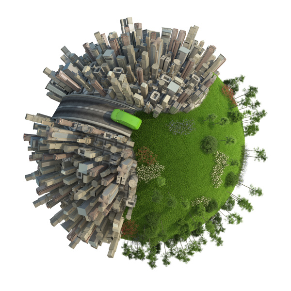 城市建筑与地球