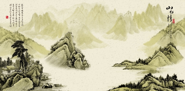 水墨山水圖片