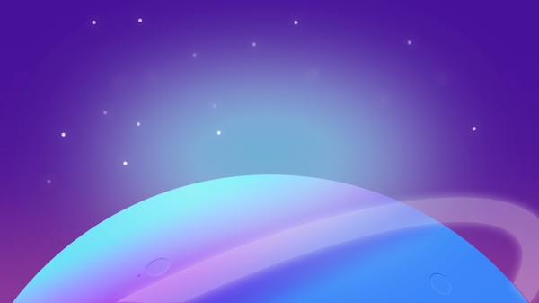 多彩太空banner背景素材