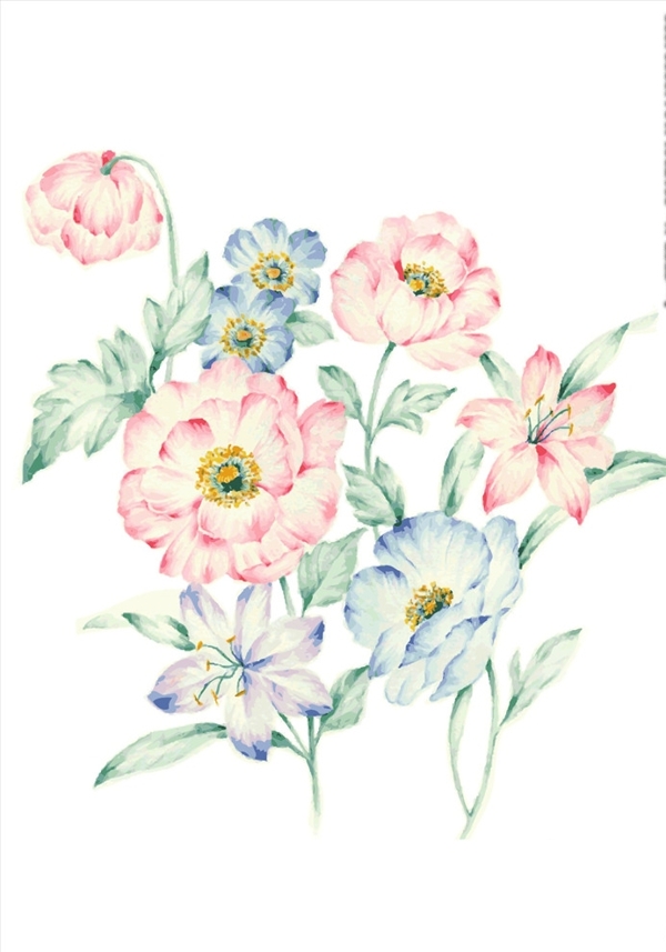 花朵花卉矢量圖下載