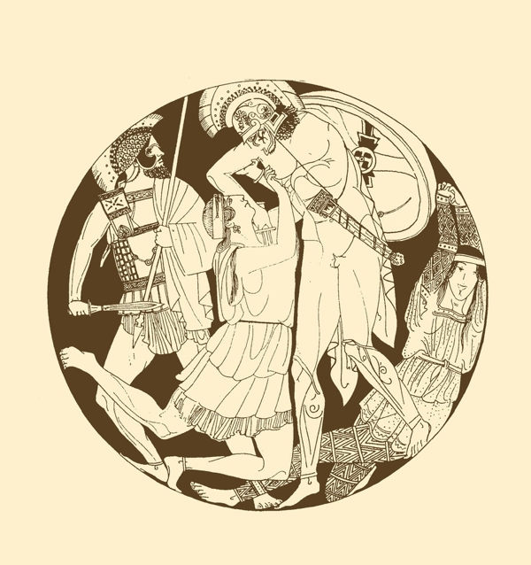 阿喀琉斯与彭忒西勒亚图片