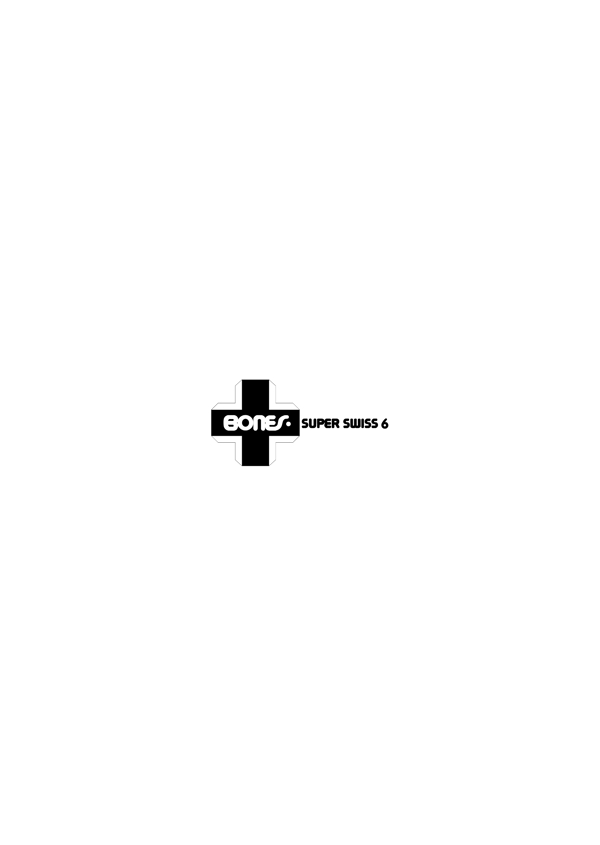 BonesSwiss6logo設計欣賞BonesSwiss6運動LOGO下載標志設計欣賞