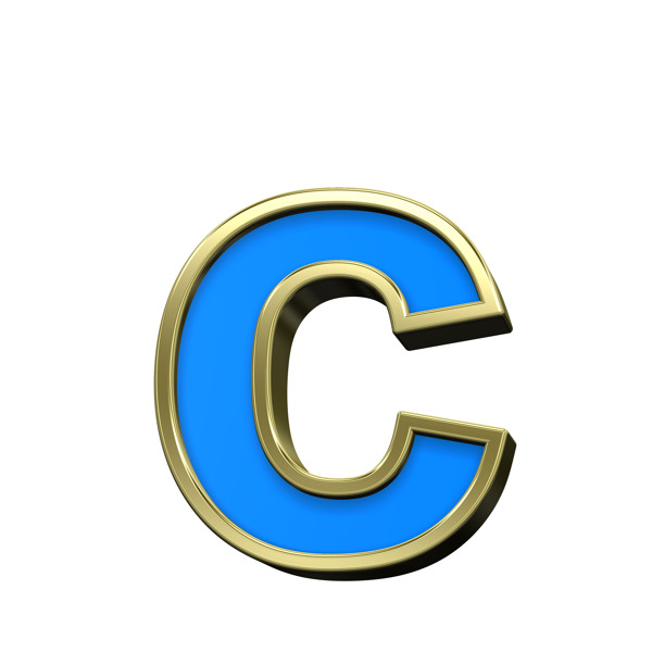 小寫字母從綠松石金框字符集