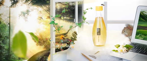 原生蜂蜜海報(bào)