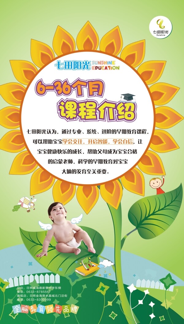 課程介紹兒童教育卡通兒童特色