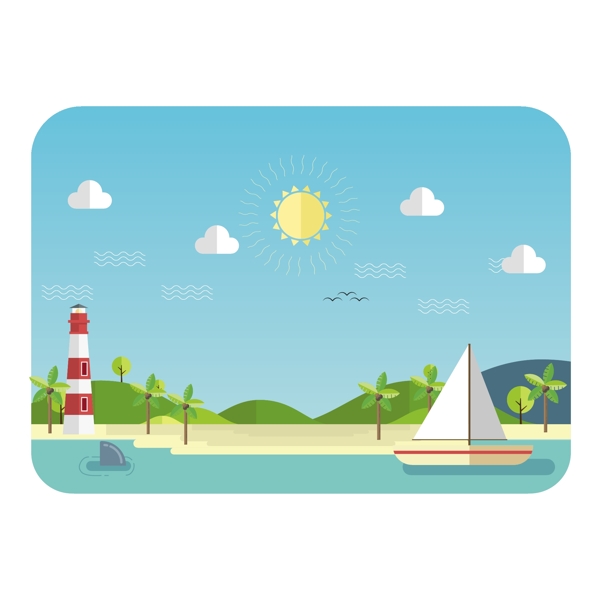 矢量風(fēng)景