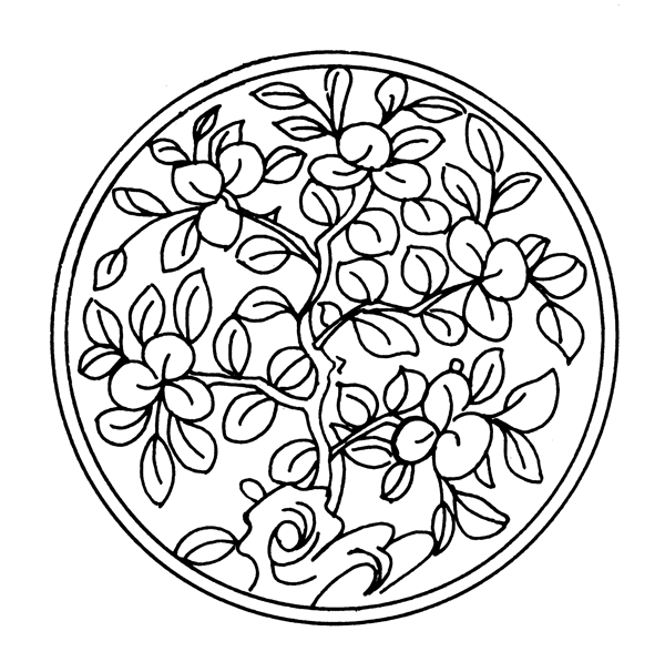花鳥圖案元明時(shí)代圖案中國(guó)傳統(tǒng)圖案014