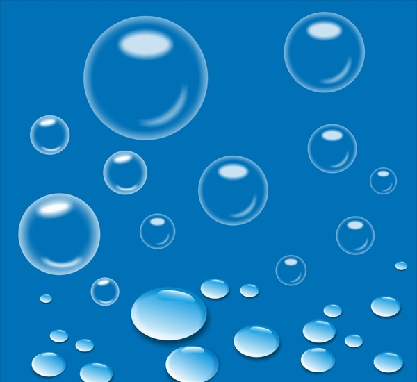 水滴水泡泡