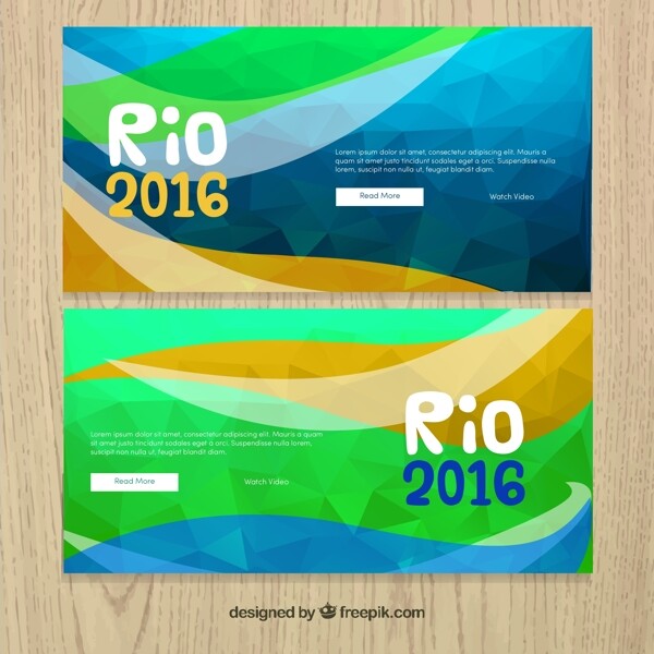 巴西rio卡片背景设计