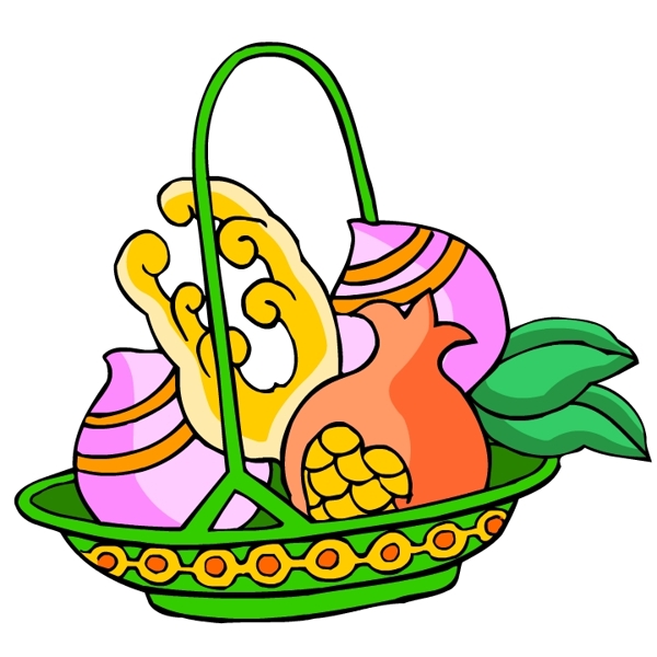 花卉古典插畫