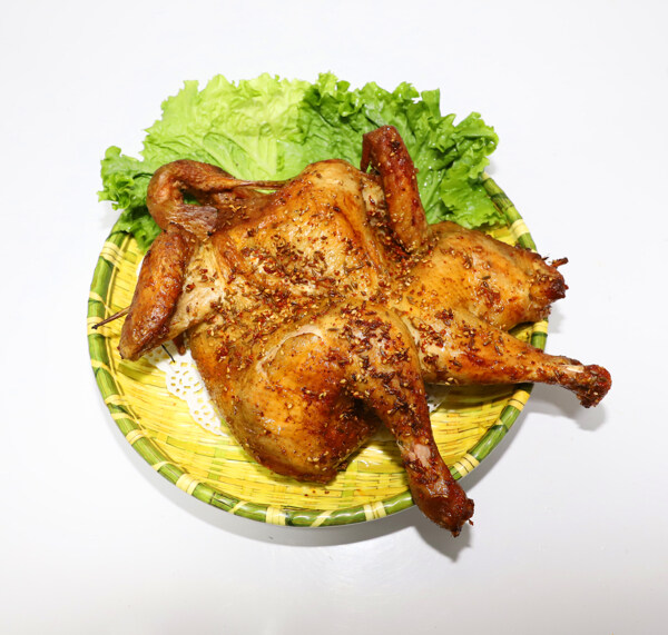 新疆烤鸡馕坑烤鸡图片