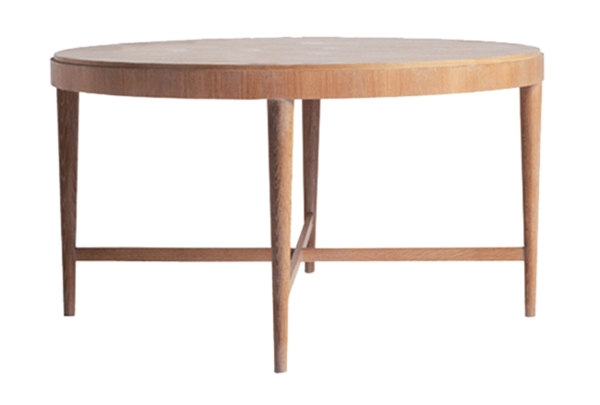 简约木质圆形桌子设计