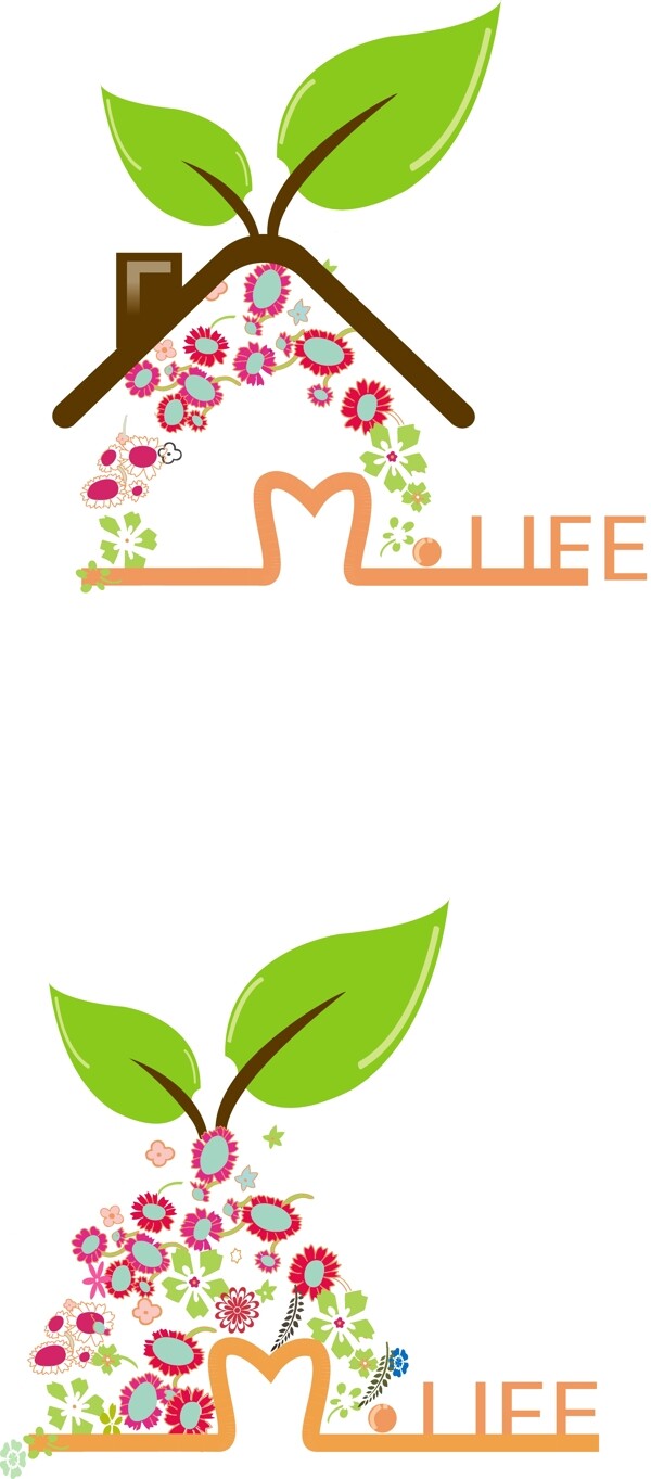 漫生活logo企業(yè)標(biāo)識(shí)圖片