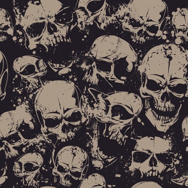 SKULL骷髏圖案圖片
