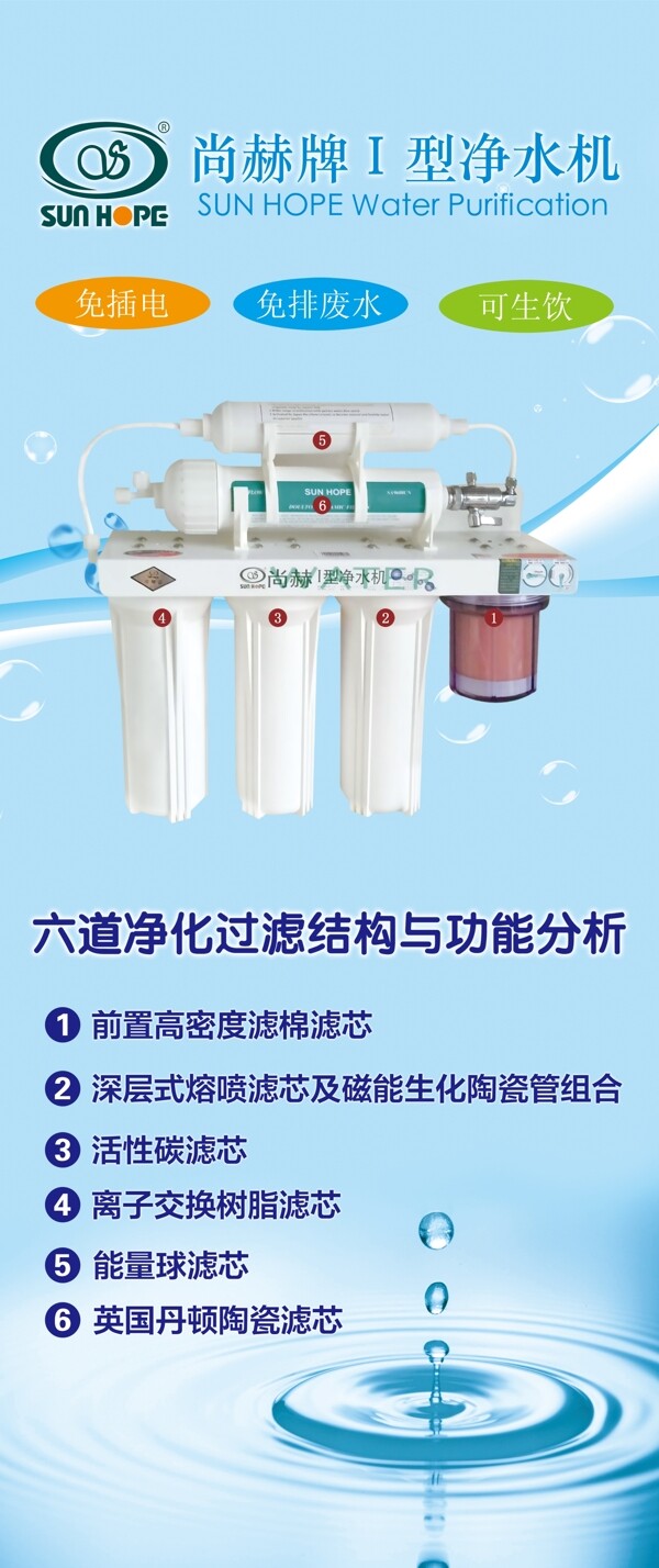 尚赫飲水機(jī)海報(bào)圖片