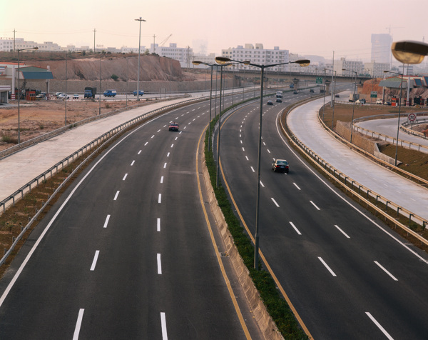 城市公路攝影圖片