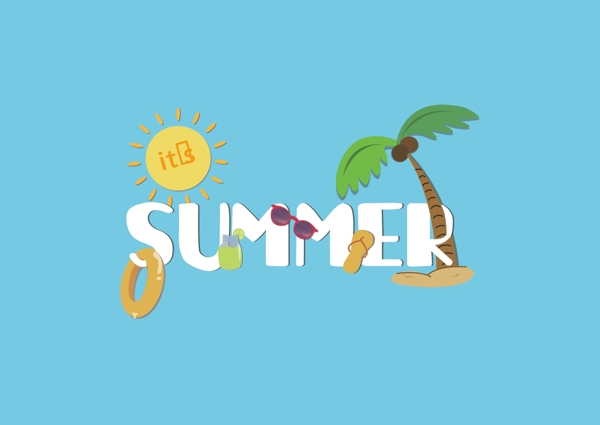 夏季summer背景圖