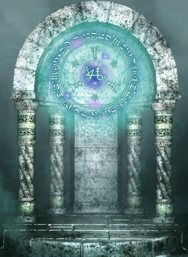 神秘魔法唯美背景素材