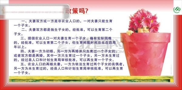 計(jì)劃生育展板