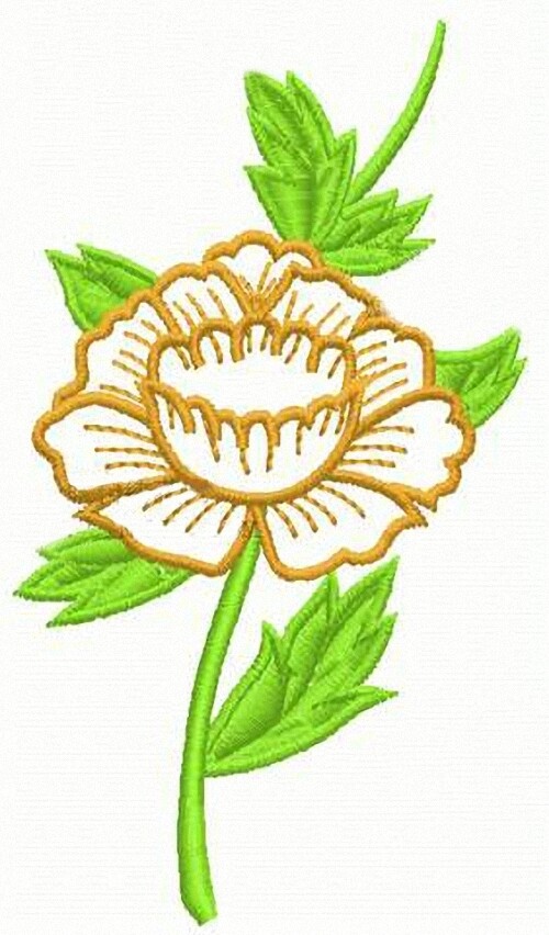 繡花植物花卉家紡免費(fèi)素材