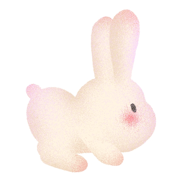 可爱小兔子动物免抠元素