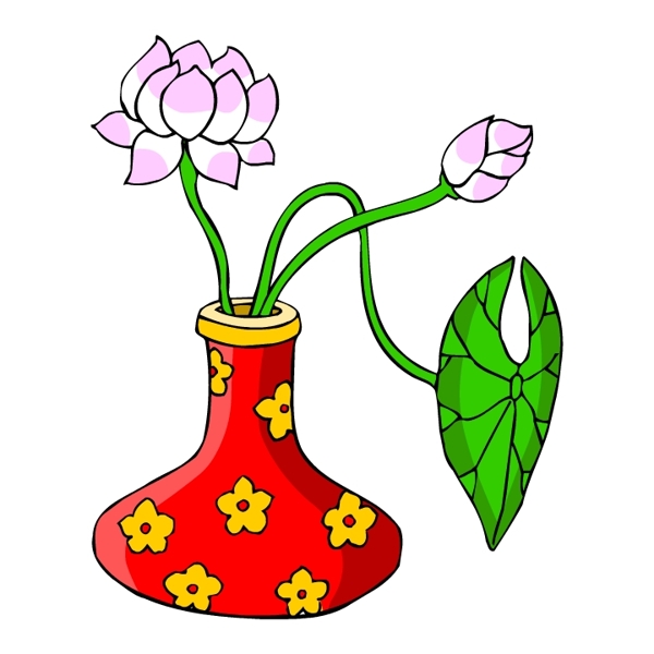 花卉古典插畫
