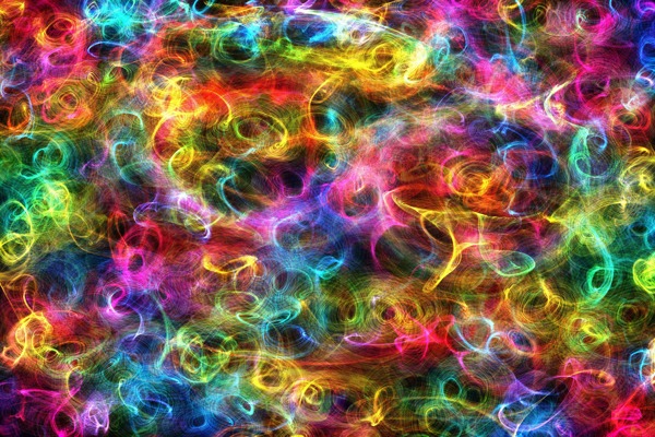 抽象的煙霧