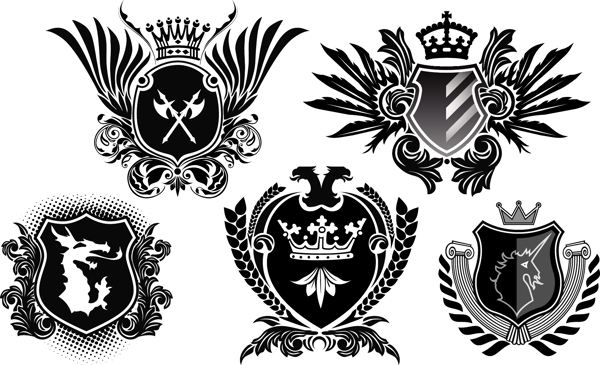 欧式皇家纹章皇冠图片