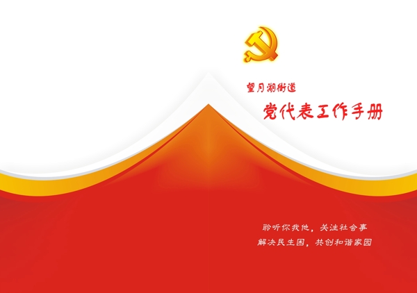 党代表工作手册图片