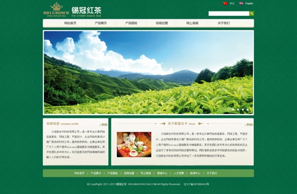 綠色茶葉簡約設(shè)計