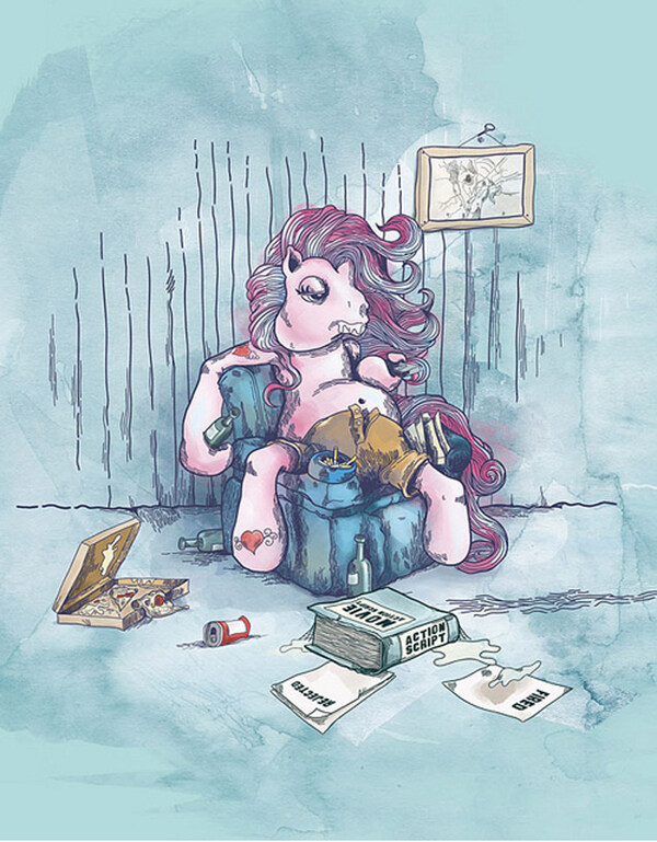 位圖插畫插畫師MadCobra馬免費素材