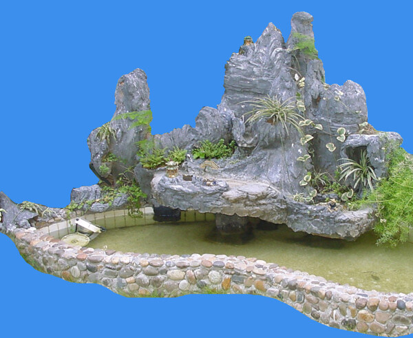 假山074小品素材