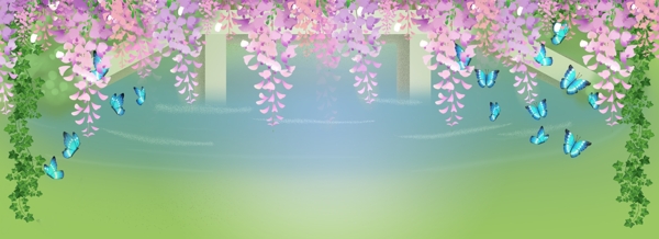 清新風(fēng)春光圖海報(bào)