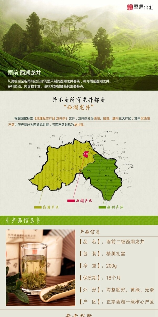 茶葉詳情頁