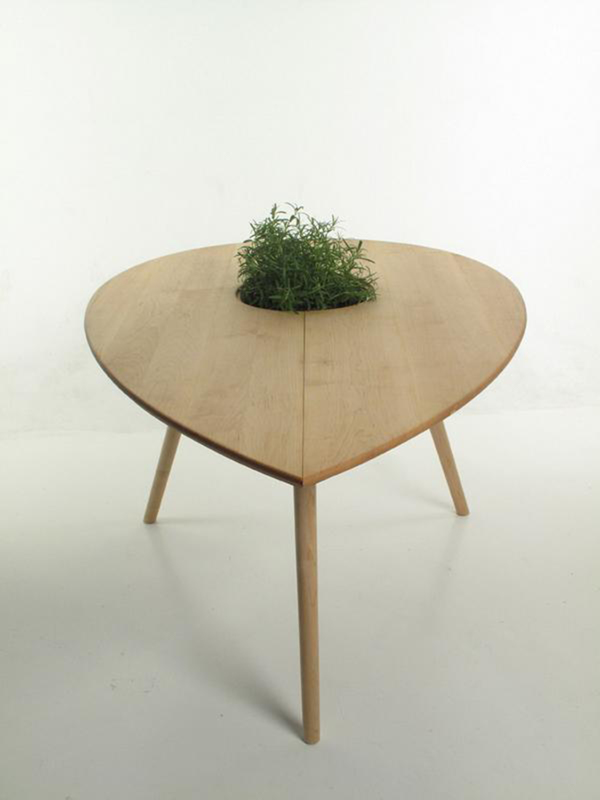 挪威设计师设计的绿植桌