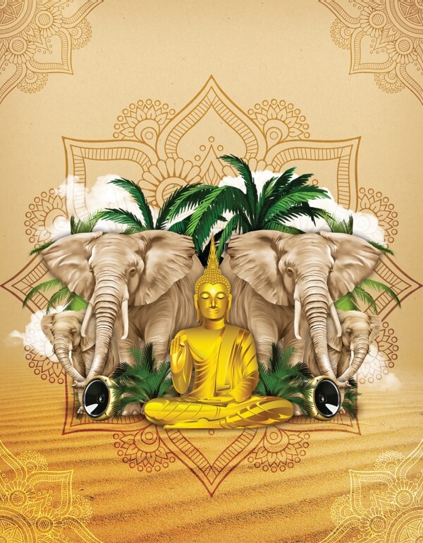 印度大象佛教