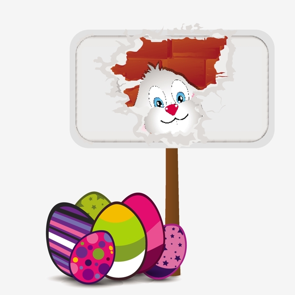 祝復(fù)活節(jié)彩蛋的背景或卡