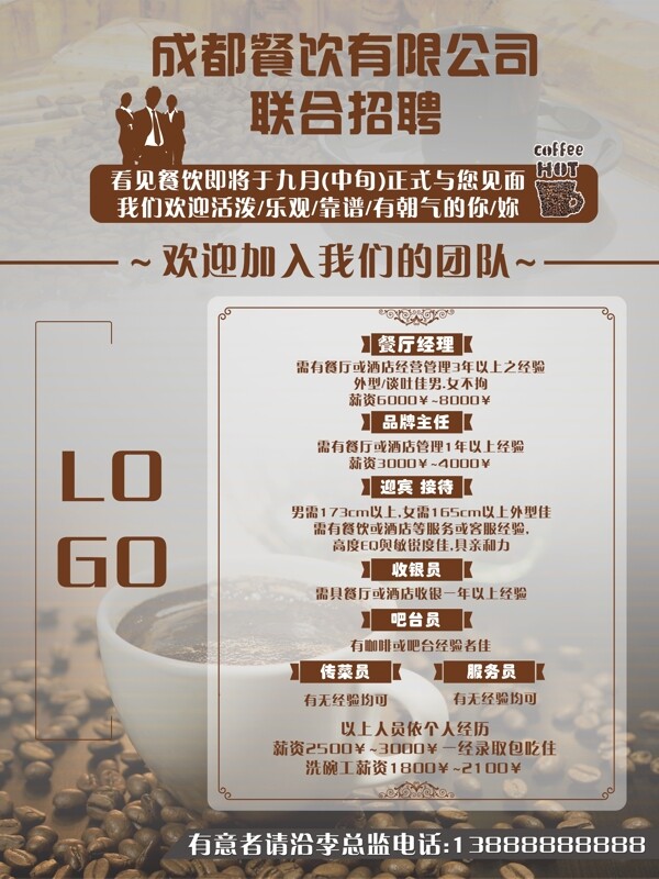 招聘海報