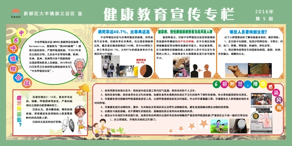 健康宣傳欄