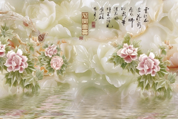 3D珠寶背景墻