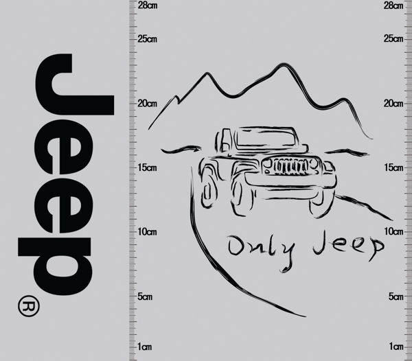 Jeep标尺图片