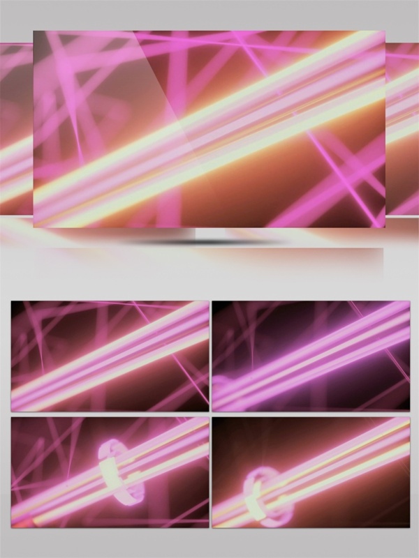 紫色交错光束视频素材