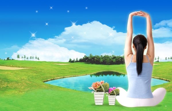 美麗健身風(fēng)景