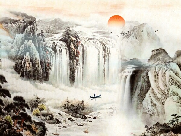 新中式背景墻