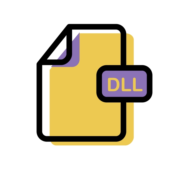 DLL文件格式图标免抠图