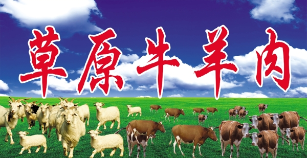草原牛羊肉
