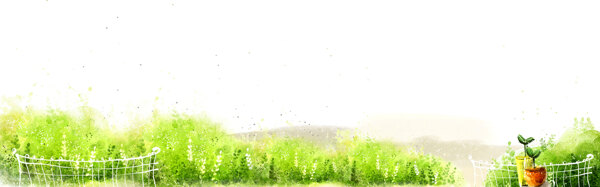 綠色植物小清新banner