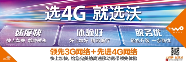 聯(lián)通4G就選沃圖片